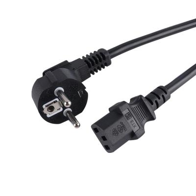 China Home Appliance Wholesale EU 2 Pin Power Supply Cord Laptop Power Cord for sale