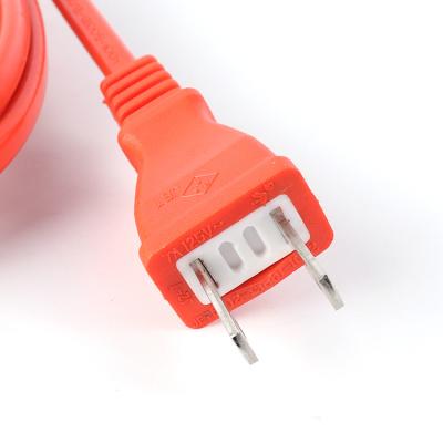 China Red Home Appliance Factory Custom PSE Japan 2 Pin AC Power Extension Cable for sale