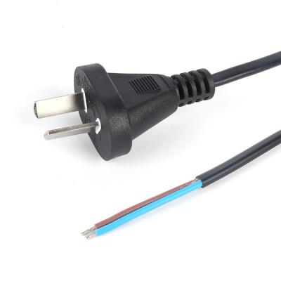 China High Quality Home Appliance 10a 250v AC IRAM 2 Pin Oval Cables Power Cord With Male Plug for sale