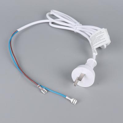 China Telecom Factory Supply 2 Prong Argentina IRAM2073 Direct Plug To IEC C5 White Custom Power Cord Length for sale