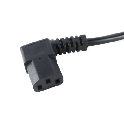 China Factory Manufacture Wholesale Price Construction 3 Pin Curved Plug Power Cord For Electrical Appliance Power Cable for sale