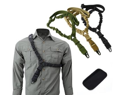 China Outdoor Tactical Single Diagonal Nylon Diagonal Tactical Rope Harness Rope Mission Tactical Hunting Rope for sale