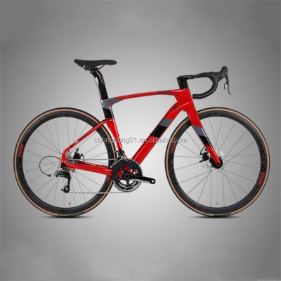 China Cross Country Carbon Fiber 700C Road Bike Super Light Racing Bike Cycle Mountain Carbon Fiber Bicycle CYCLONE Pro - Disc (Main) for sale