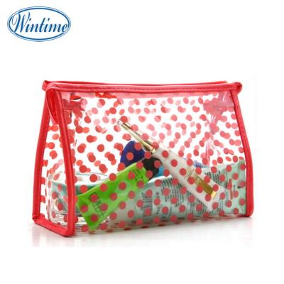 China Fashion Customized Design Makeup Bag Transparent PVC for sale