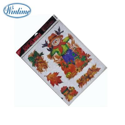 China Cute Window Sticker Design PVC Christmas Sticker Window Decoration for sale