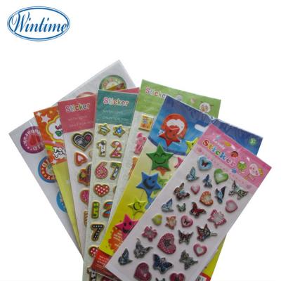 China Various Designs Promotion Sticker Adhesive Foam Sticker Children Decorative Sticker for sale