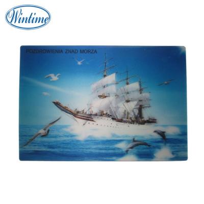 China Cardboard Design 0.5mm PET 3d Lenticular Postcard WT-311 for sale