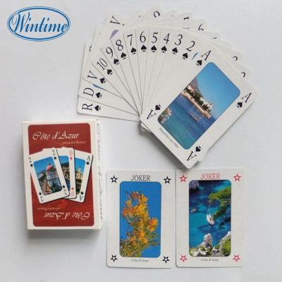 China Paper Logo Printing Cheap Playing Cards for sale