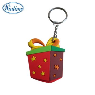 China Manufacturer professional plastic soft 2d pvc key chain for sale