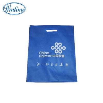 China Fashion Cut Handle Promotion Handled Nonwoven Bag for sale