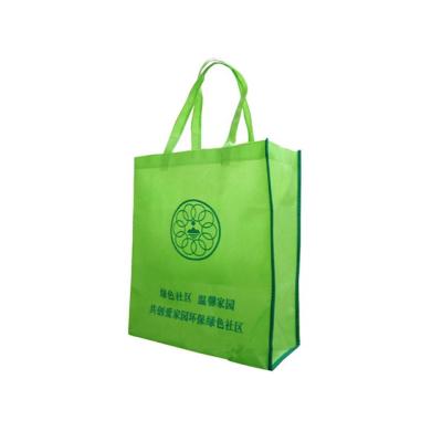 China OEM Design Recyclable Promotion Non Folding Woven Fabric Bag for sale