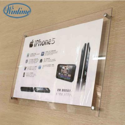 China Plastic Transparent Eco-friendly Magnetic Acrylic Frames for sale