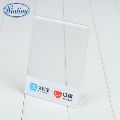 China Plastic Custom Printing Acrylic Picture Frame Display Stand for sale