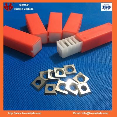 China Woodworking Industry Carbide Insert Knives Replacement Blades Carbide Woodworking Knives 14x14x2mm for sale