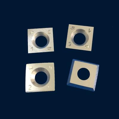 China Quick-Change Replacement Carbide Inserts For Helical Cutter Head Tungsten Carbide Blade For Woodworking for sale