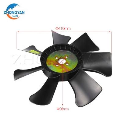 China Forklift Forklift Engine Parts Forklift Fan For DACHAI CA498 With Part Number 1308010-X12 for sale