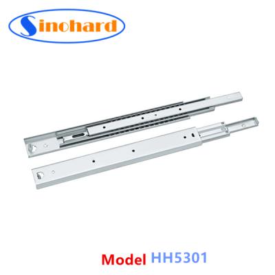 China Easy Installation 53mm Heavy Duty Stainless Steel Slide Rail Corrosion Resistant Industrial Slide for sale