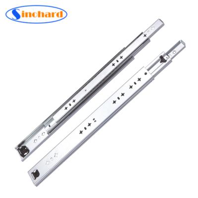 China Heavy Duty Easy Installation 53mm Ball Bearing Slide Closes Heavy Duty Drawer Slide For Home Furniture for sale