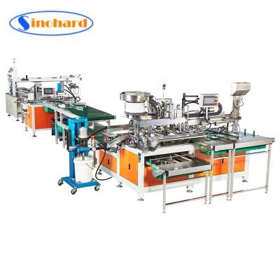 China Factory Fully Automatic Telescopic Drawer Channel Assembly Machine Production Line For 45mm Drawer Slide for sale