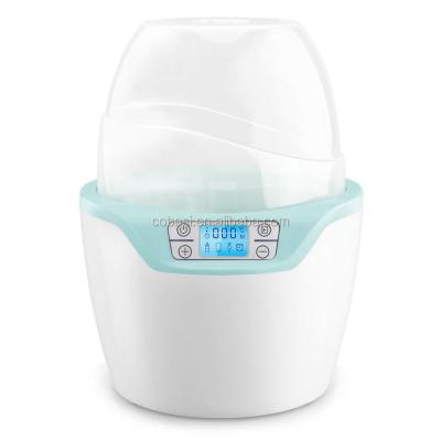 China Plastic Body Digital Control with LCD Display Two-Bottle Baby Bottle Warmer and Sterilizer for sale