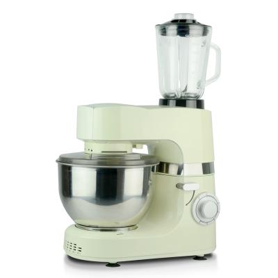 China 3 in 1 Design Food Blender Stand Mixer Kitchen Machine Tilt Head Kneading Machine with Blender Grinder for sale