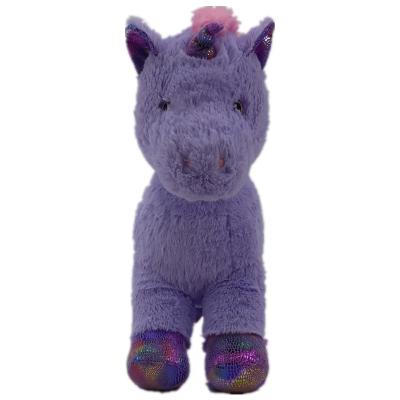 China Cheap Purple Unicorn Fun Stuffed Plush Factory Price Animal Plush Toys Cute Fluffy Purple Soft Unicorn for sale