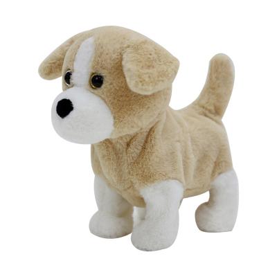 China Wholesale Stuffed Plush Squeaker Pet Dog Plush Toy Battery Operated Electric Walking Toy for sale