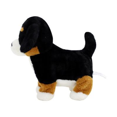 China Plush Toy Factory Wholesale Walking Sitting Squeaker Cute Kids Electric Plush Toy Dog for sale