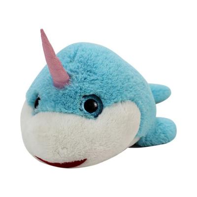 China Whale Plushies Narwhal Soft Stuffed Animal Cute Little Present Kawaii Narwhal Stuffed Plush Toys For Kids for sale