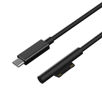 China Wholesale 15V COMPUTER Surface Connect To Type-C PD USB Charger Cable With USB-C For Microsoft Surface Pro Go Laptop Book Power Charging for sale