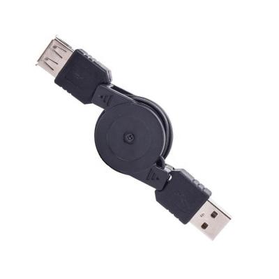 China Portable USB 2.0 Retractable USB Cable With Male To Female Extension Cable For Charging And Data Transfer for sale