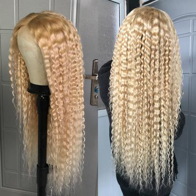 China 613 Curly Wig 613 Curl Closures Grade 10A Ombre 20Inch Long Virgin Human Hair 613 Afro Curly Short Curly Lace Hair for sale