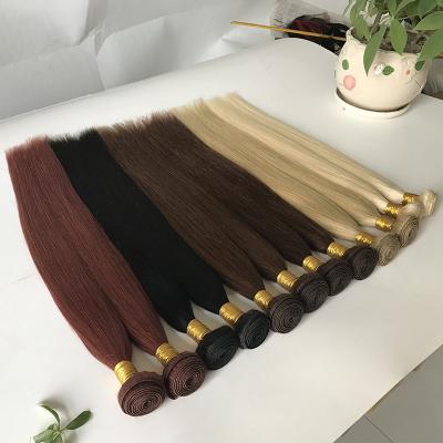 China Silky Straight Wave 12A Grade High Quality Raw Cuticle Aligned Human Hair Bundles Double Drawn Virgin Hair for sale