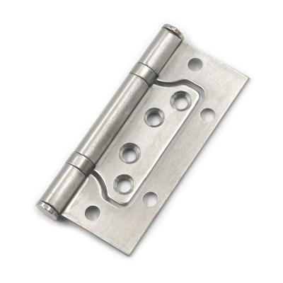 China 4 Inch Traditional Silent Muffler Backing Cabinet Door Stainless Steel Wood Hinge for sale