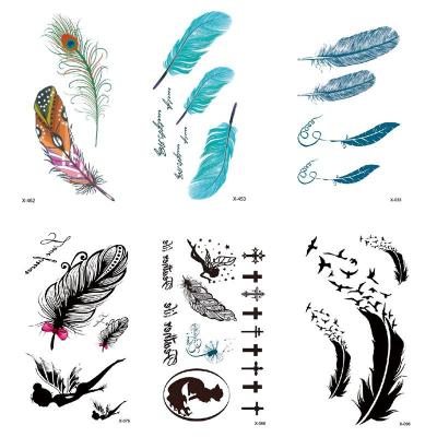 China Juice temporary tattoo stickers waterproof lasting men and women tattoo text simulation tattoo stickers for sale