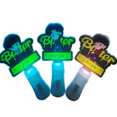 China ABS+Acrylic Factory Customized LOGO Promotion Concert LED Light Stick Party For Glow Stick for sale