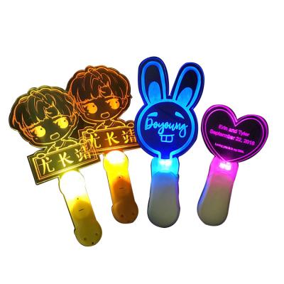 China Hot ABS+Acrylic Korean wave sales promotion LOGO concert LED light stick party for glow stick for sale