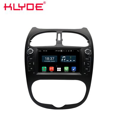 China GPS+Radio+AUX IN+DVR IN+Easy Connect+DSP KLYDE PX5 Android 10 car dvd navigation player for Peugeot 207 2000-2016 for sale