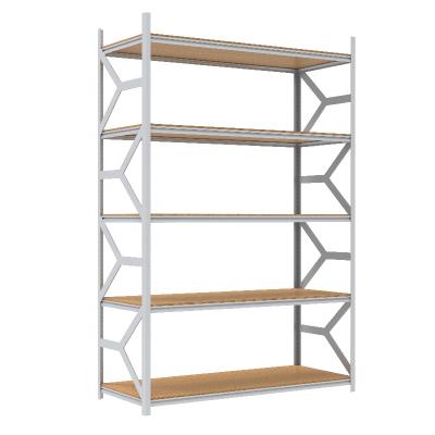 China Multifunctional Corrosion Protection OEM Supermarket Shop Mall Store Display Racks Wooden Shelves and Metal Shelf Storage Units for sale