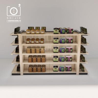 China Eco-Friendly Single Sided Supermarket Display Shelving Supermarket Display Rack Corrosion Protection for sale