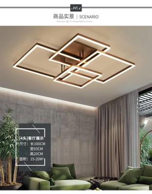 China Large Room Outdoor Mounted Ceiling Lighting For Living Room Simple Design Aluminum Lamp for sale