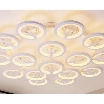 China Surface Mounted Indoor Led Ceiling Light Round Shape Modern Acrylic Size1M for sale