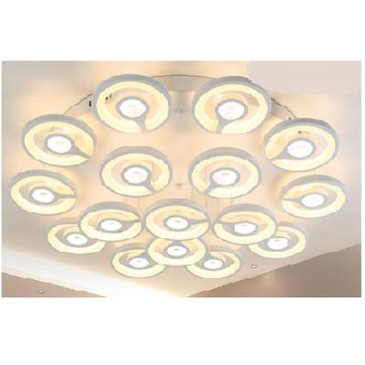 China Surface Mounted Indoor Led Ceiling Light Round Shape Modern Acrylic Size80cm for sale