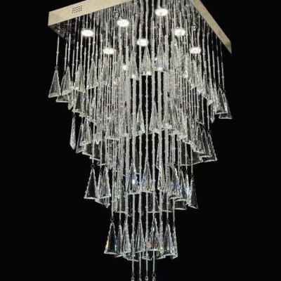 China Flush Mount Light k9 Crystal Lamp Chandelier Mordern Pendant Modern Ceiling Lamp Mount for sale