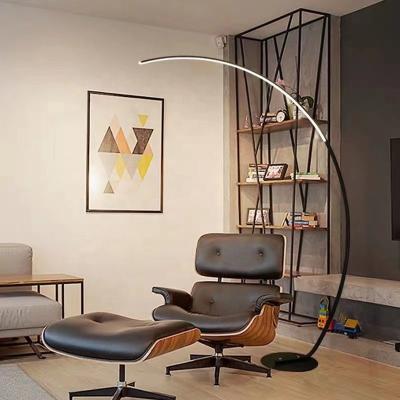 China Modern Standing Led Floor Lamp Modern Decorative Reading Lighting Living Room Dimming Floor Lights for sale