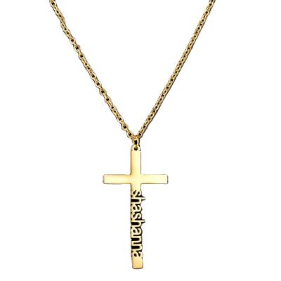 China Fashion 2021 Fashion Gold Plated Customize Name Necklace Engrave Initials Letters Crown Pendant Necklace Chocker for sale