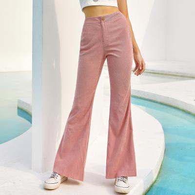 China Weixin Dropshipping Breathable Double Crazy Women High Waist Rocker Leg Rope Pants for sale