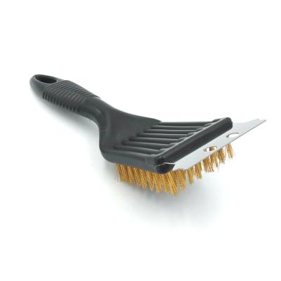 China Easily Cleaned BBQ Grill Grate Cleaner Grill Brush Scrapers Grate Scrubs 2 Pack For Cleaning Scrapers Scrub 2019 for sale