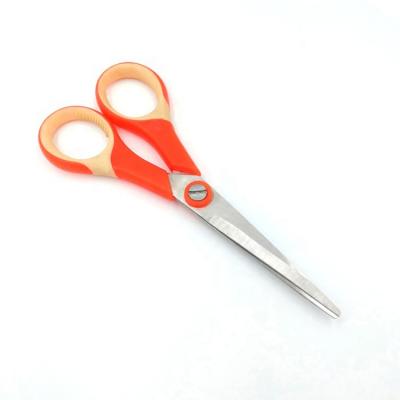 China Professional Different Types Universal Household Home School Silicone Handle Craft Cloth Cutting Fancy Scissors for sale