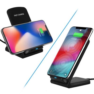 China Mobile Phone Charging Qi Wireless Charger Stand For iPhone 12 pro SE2 XS 8 XR Samsung S9 S10 S8 S20 Fast Wireless Charging Dock Phone Charger Stand for sale